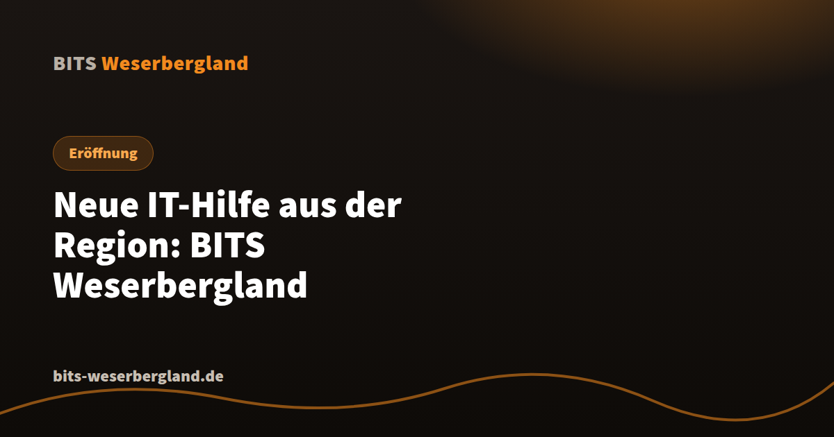 IT Service Rinteln – BITS Weserbergland