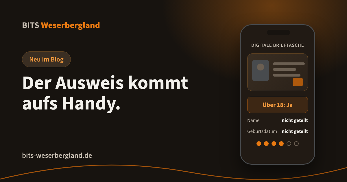 Der Ausweis kommt aufs Handy: Was die Wallet d-you ab Januar kann